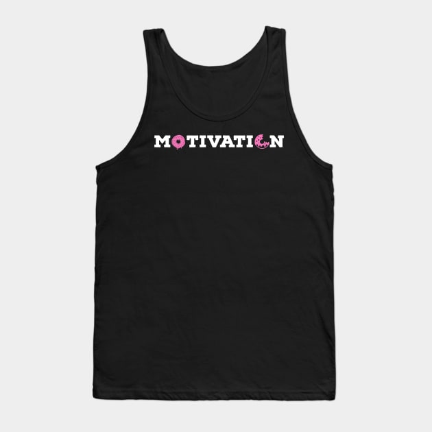 Motivation Donuts Tank Top by Suzhi Q